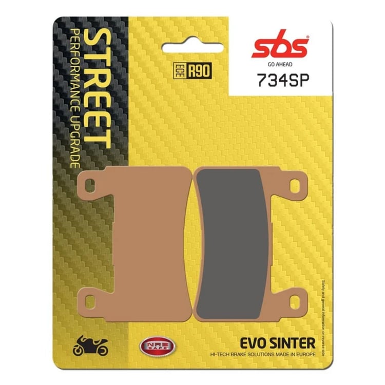 SBS Street Performance Evo Front Brake Pads - 734SP