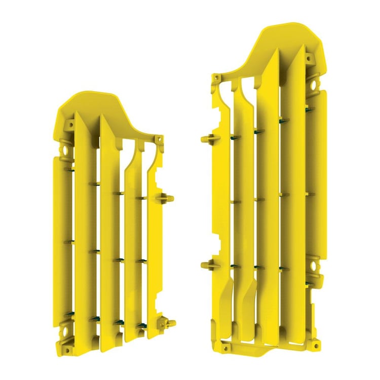 Polisport Suzuki RMZ Yellow Radiator Louvres