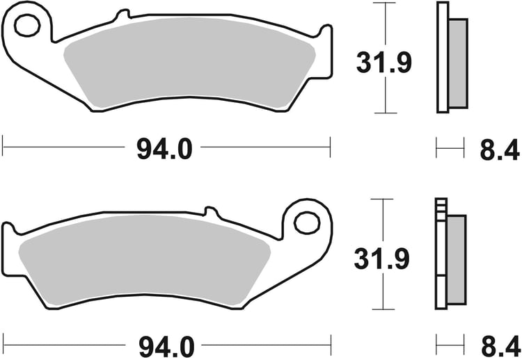 SBS Ceramic Front / Rear Brake Pads - 623HF