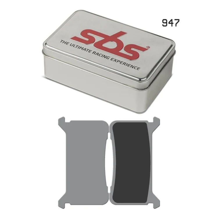 SBS Dual Sinter Racing Front Brake Pads - 947DS