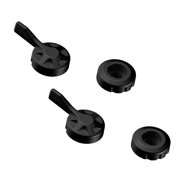 Evotech Performance Black Brake & Clutch Lever Adjusters