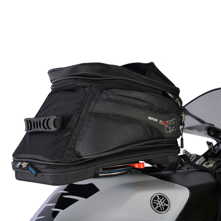 Oxford Q20R Quick Release Adventure Black Tank Bag