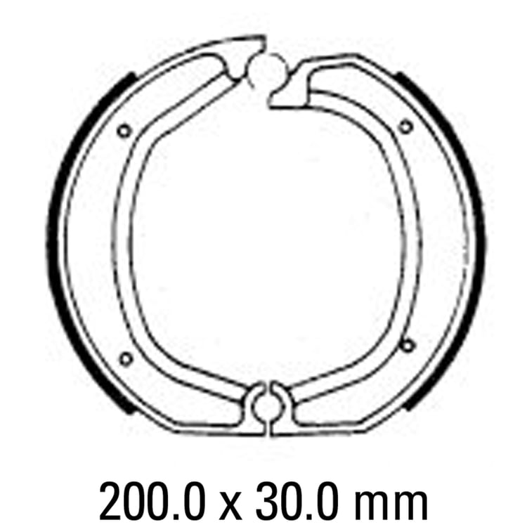 Ferodo FSB700 No Springs Brake Shoe Set