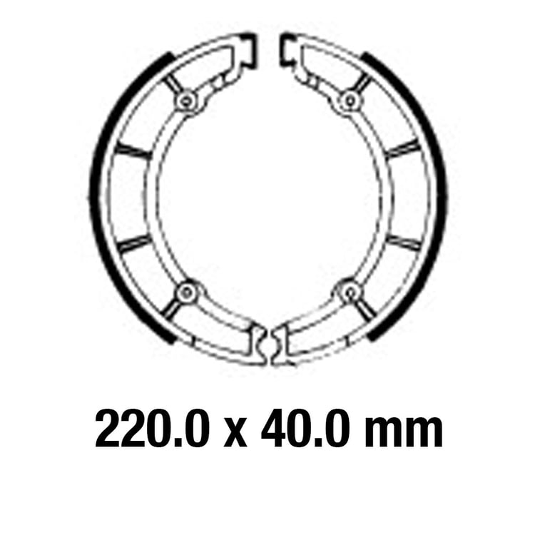 Ferodo FSB881 Brake Shoe Set