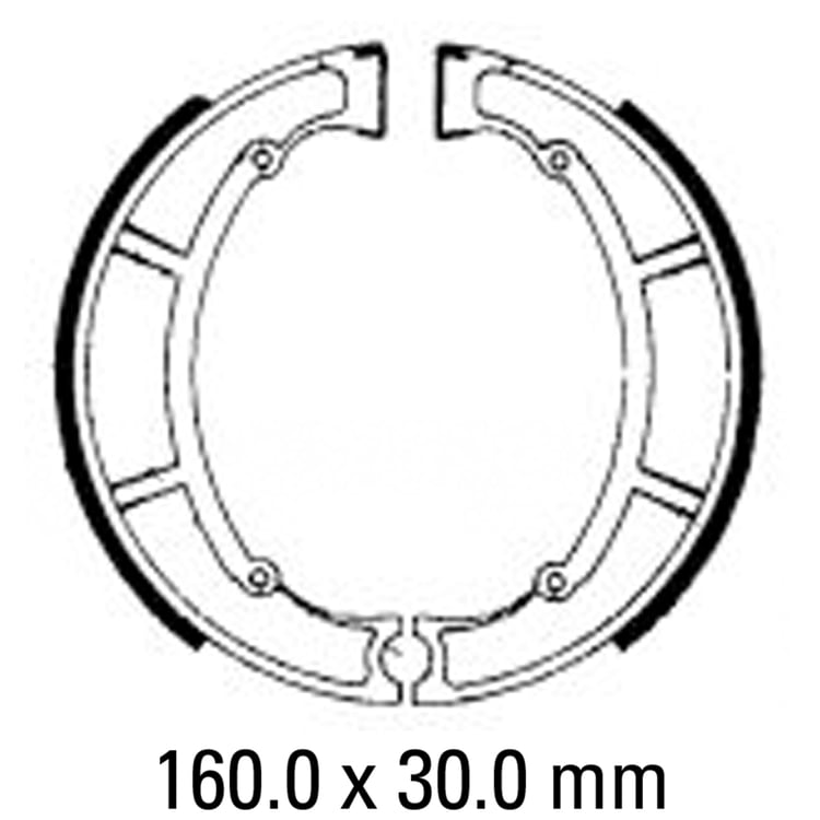 Ferodo FSB819 Brake Shoe Set