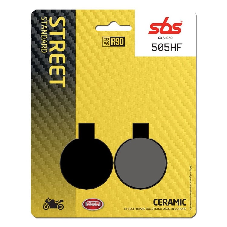 SBS Ceramic Front / Rear Brake Pads - 505HF