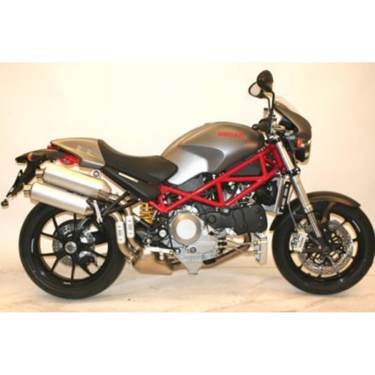 R&G Ducati Monster 01-06/Multistrada 1100 07-10 Black Aero Style Crash Protectors