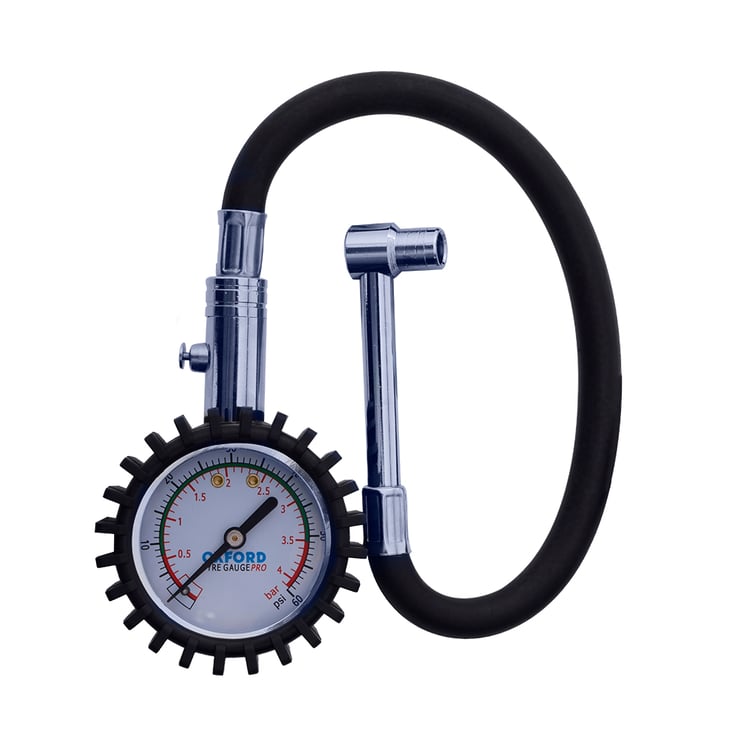 Oxford Analogue 0-60psi Tyre Pressure Gauge
