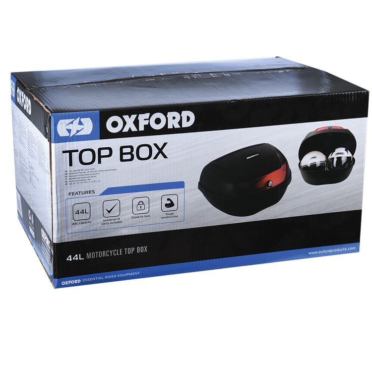Oxford 52L Black Top Box