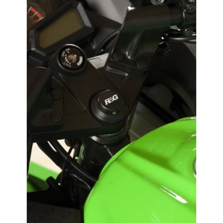 R&G Kawasaki Ninja 300/Ninja 250 Black Top Yoke Cap