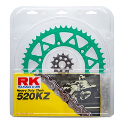 RK Lite Kawasaki KX250F 06-20 Green 13/51 Chain & Sprocket Kit