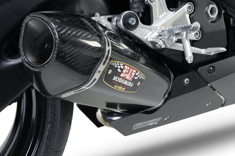 Yoshimura Race R-77 Honda CBR1000RR/ABS (08-11) Stainless Slip-On Exhaust/Carbon Fiber Muffler