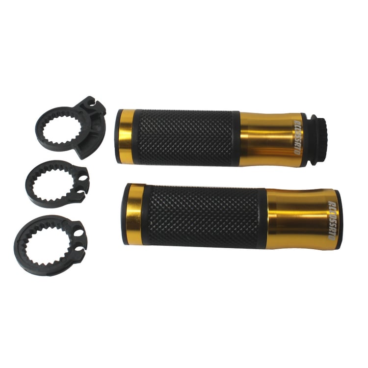 Accossato CNC Aluminium Gold Racing Grips