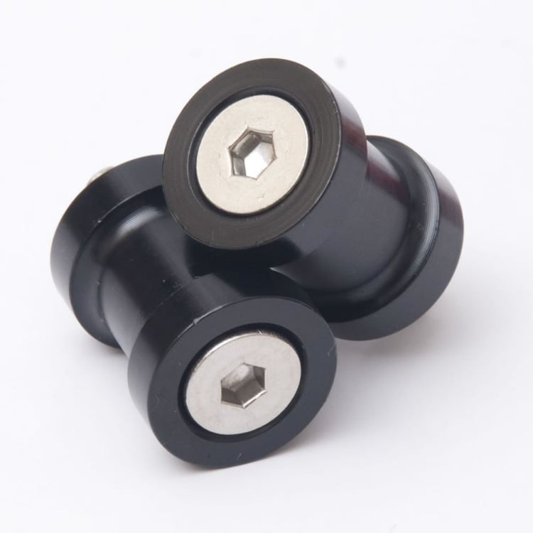 R&G Black M6 Paddock Stand Bobbins