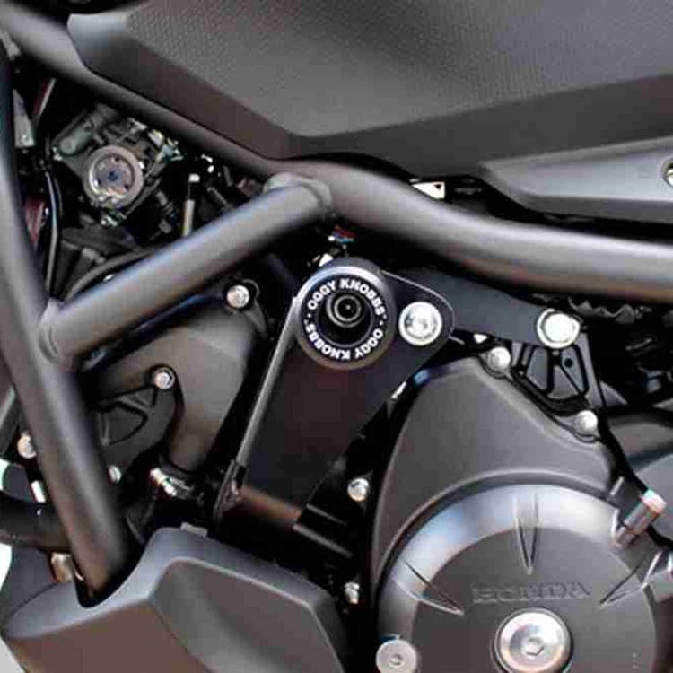 Oggy Knobbs Honda NC700/750S Black Frame Slider Kit