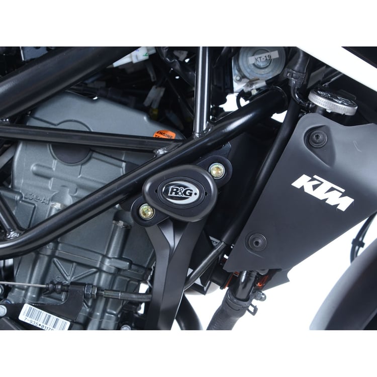 R&G KTM 125/200/250/390 Duke Black Aero Crash Protectors