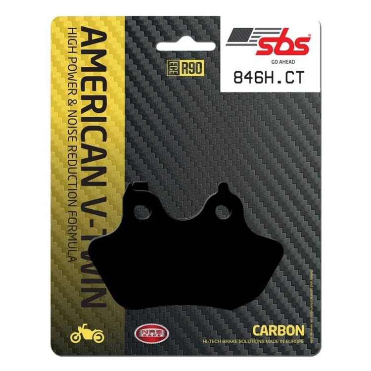 SBS HD Carbon Tech Road Front / Rear Brake Pads - 846H.CT