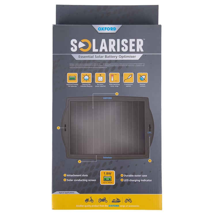 Oxford Solariser Solar Panel Battery Maintainer