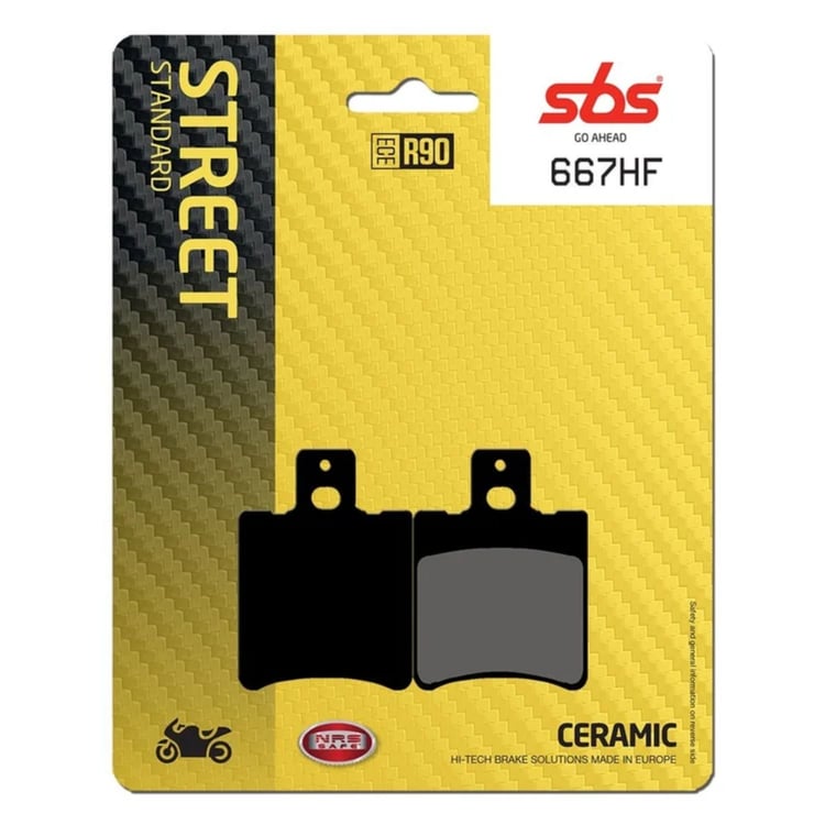 SBS Ceramic Front / Rear Brake Pads - 667HF