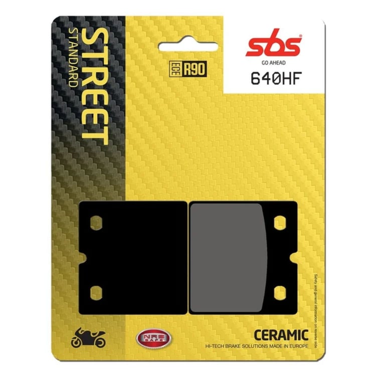 SBS Ceramic Front / Rear Brake Pads - 640HF