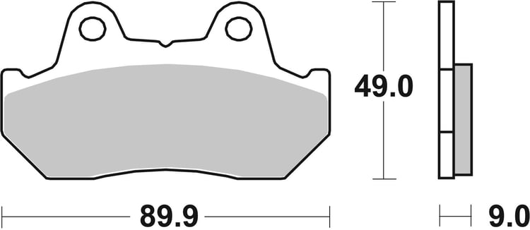 SBS Ceramic Front / Rear Brake Pads - 572HF