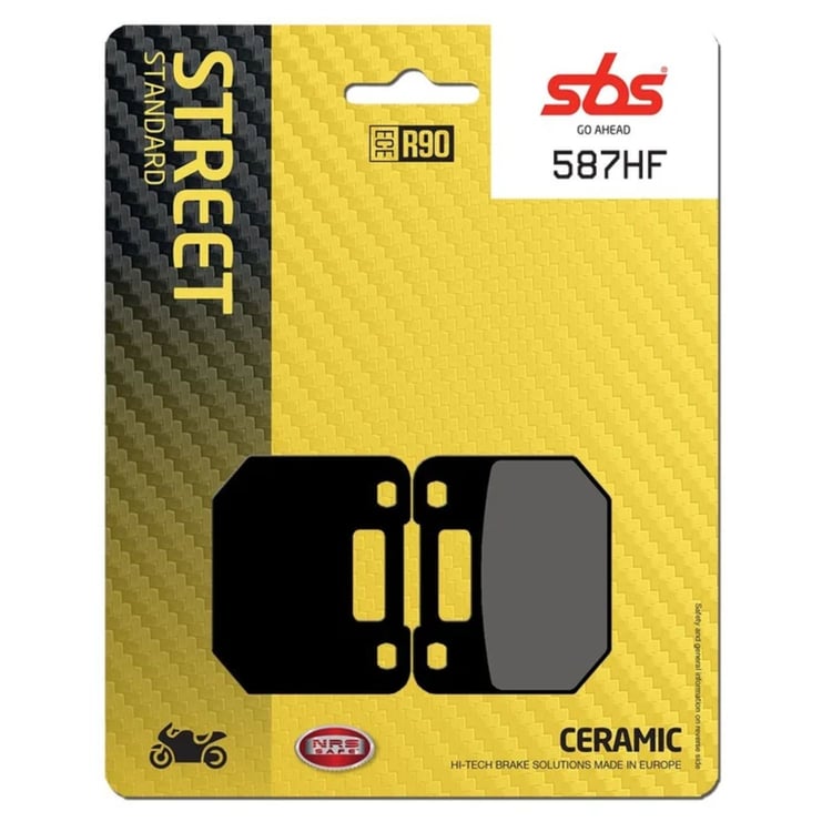 SBS Ceramic Front / Rear Brake Pads - 587HF