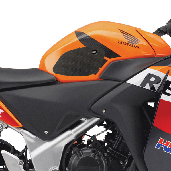 Eazi-Grip PRO Honda CBR250R 2011 - 2013 Black Tank Grips