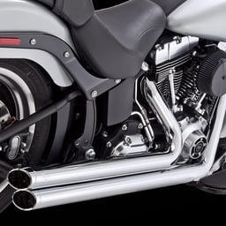 Vance & Hines Bigshot Staggered Softail 86-17 Chrome Full Exhaust System
