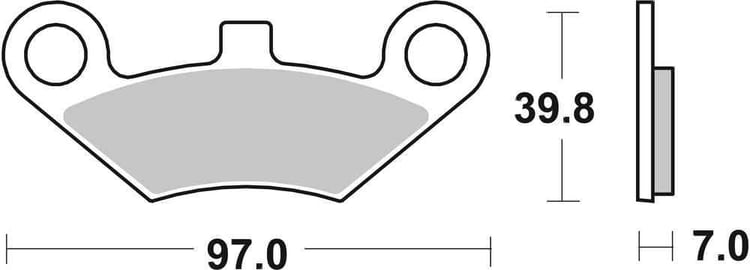 SBS Sintered Offroad Front / Rear Brake Pads - 914SI
