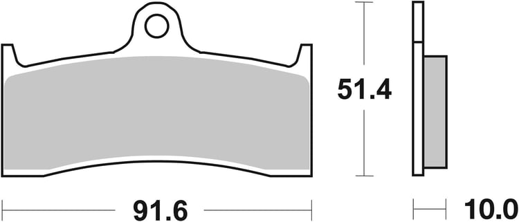 SBS Ceramic Front / Rear Brake Pads - 729HF