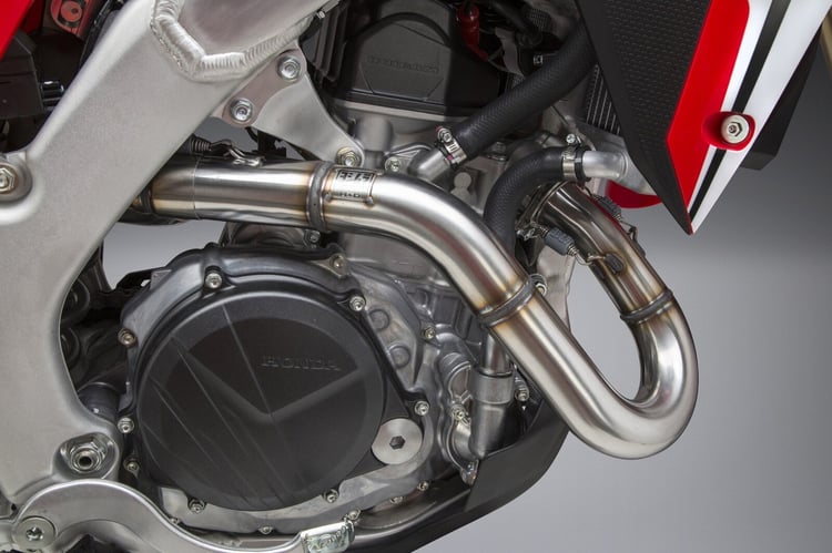 Yoshimura RS-9T Honda CRF450R/RX (17-20) Stainless Full Exhaust/Stainless Sleeve/Carbon End Cap