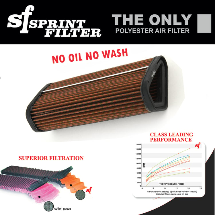 Sprint Filter P08 Ducati Bimota / 848 / 1098 /1198 / Multistrada / Diavel Air Filter