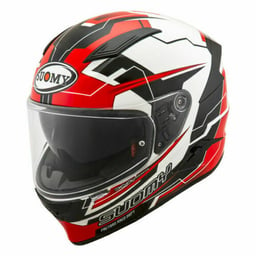 Suomy Speedstar Camshaft Black/White/Red Helmet