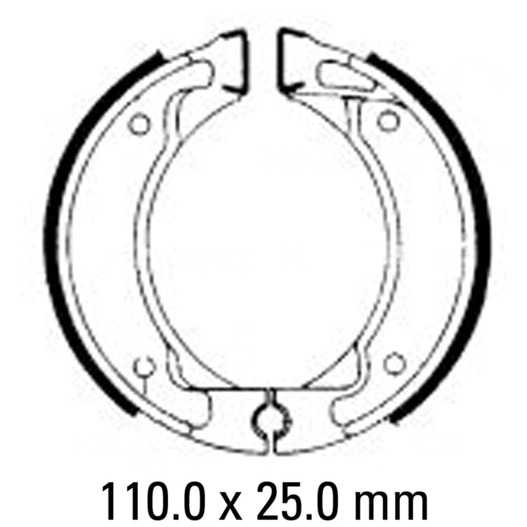 Ferodo FSB738A Eco Friction Brake Shoe Set