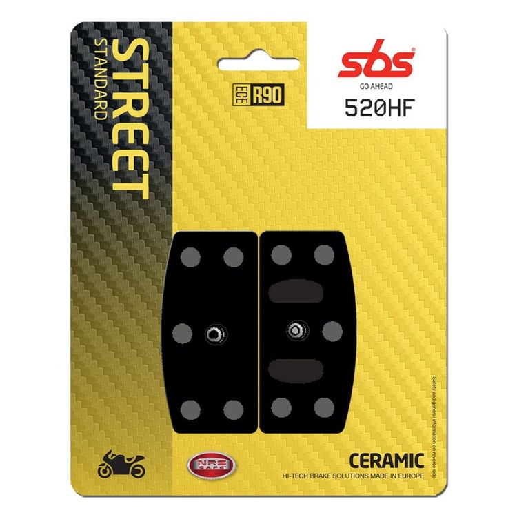 SBS Ceramic Front / Rear Brake Pads - 520HF