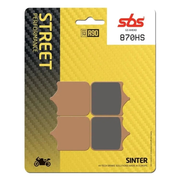 SBS Sintered Road Front Brake Pads - 870HS