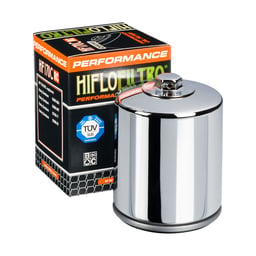 HIFLOFILTRO HF170CRC Chrome (With Nut) Oil Filter