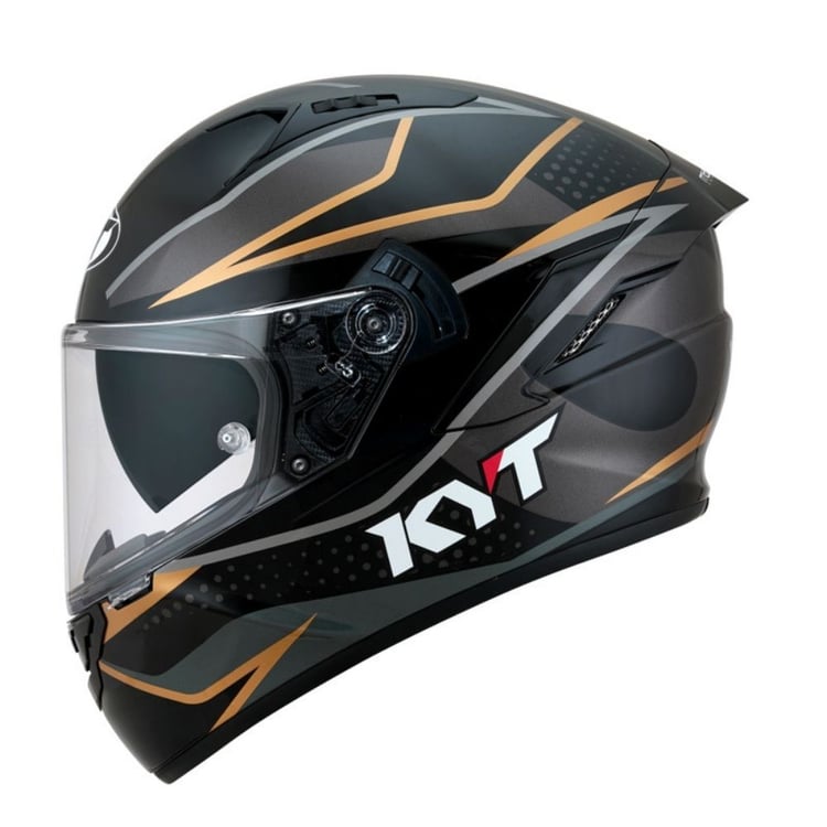 KYT NF-R Davo Replica Black/Grey/Gold Helmet