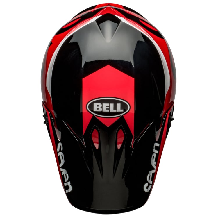 Bell MX-9 MIPS Seven Phaser Black Red Helmet