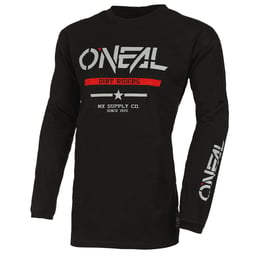 O'Neal 2022 Element Youth Cotton Squadron Black/Grey Jersey