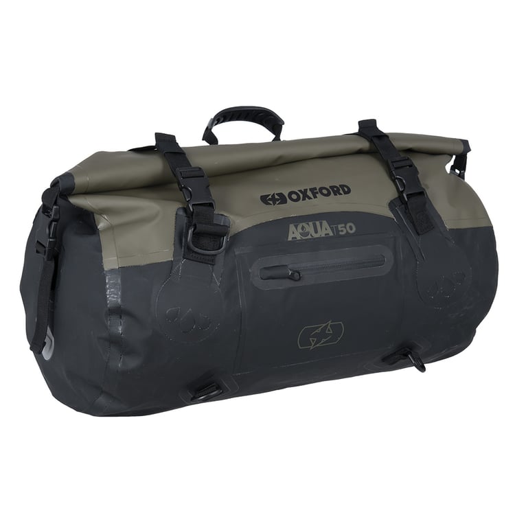 Oxford Aqua T50 Black/Khaki Roll Bag