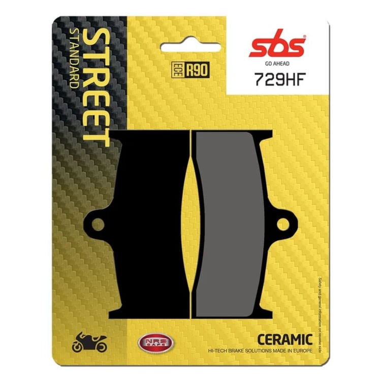 SBS Ceramic Front / Rear Brake Pads - 729HF