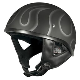 M2R Rebel Shorty Flamed PC-5F Matt Black Helmet