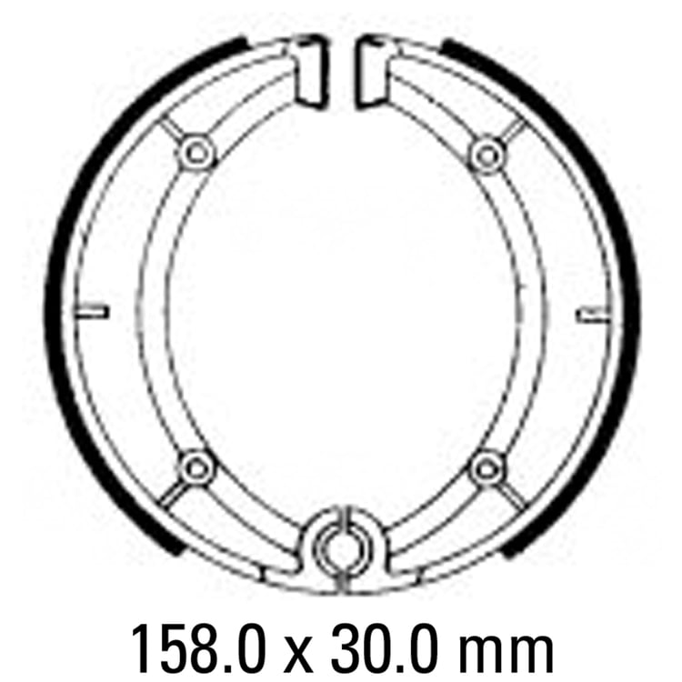 Ferodo FSB818 Brake Shoe Set