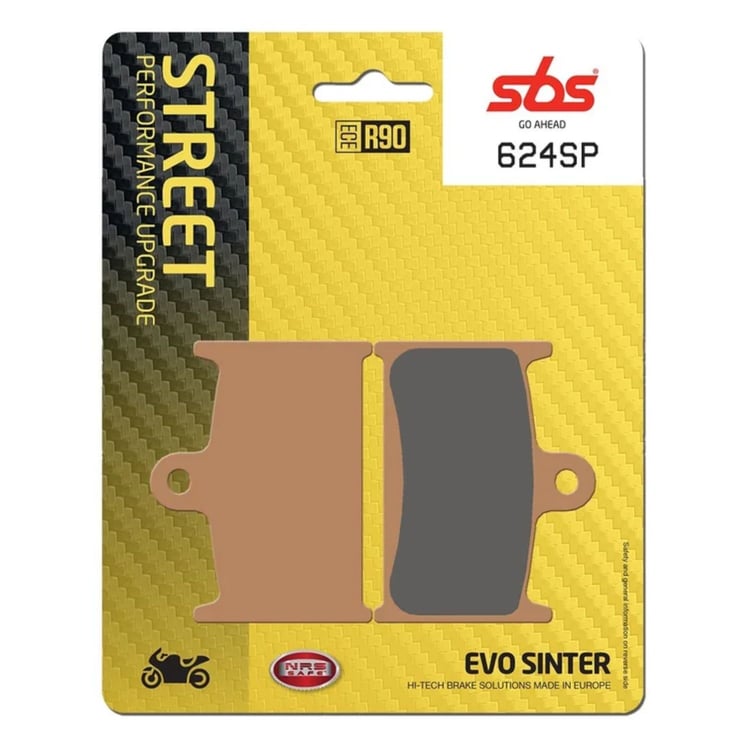 SBS Street Performance Evo Front Brake Pads - 624SP