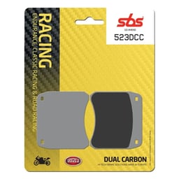 SBS Dual Carbon Classic Road Race Brake Pads - 523DCC