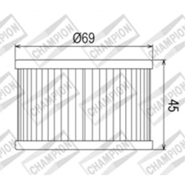 Champion COF011 (111) Oil Filter