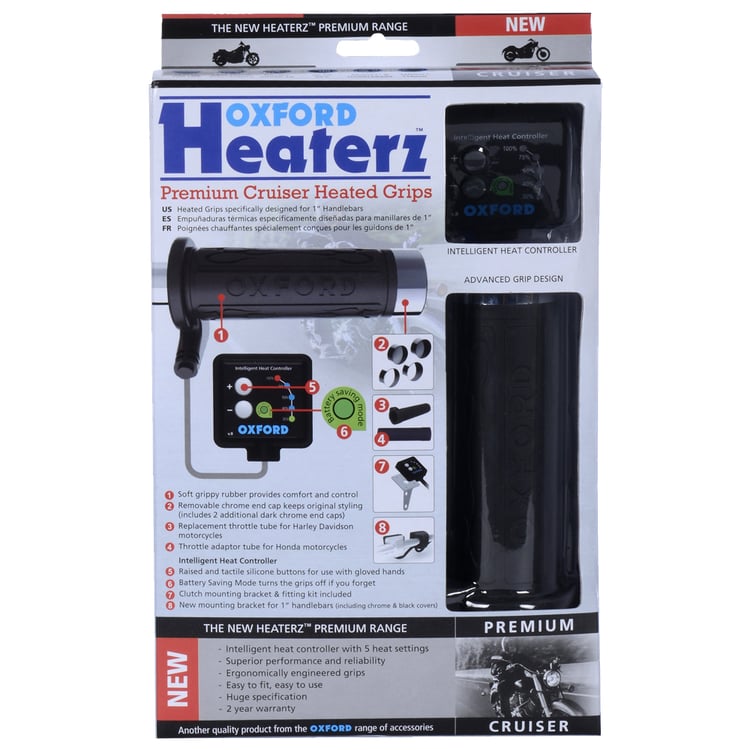 Oxford Heaterz Premium Cruiser Heated Grips