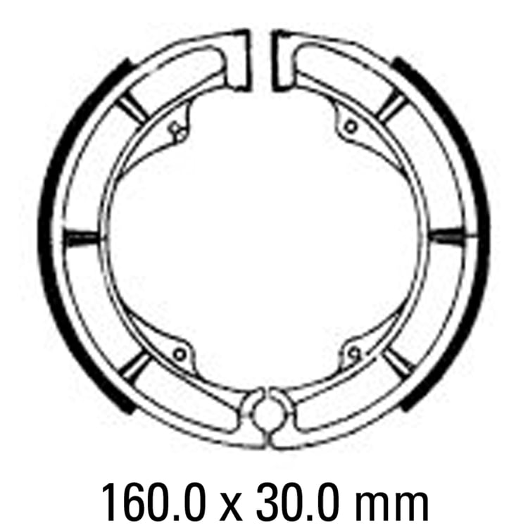 Ferodo FSB790 Brake Shoe Set