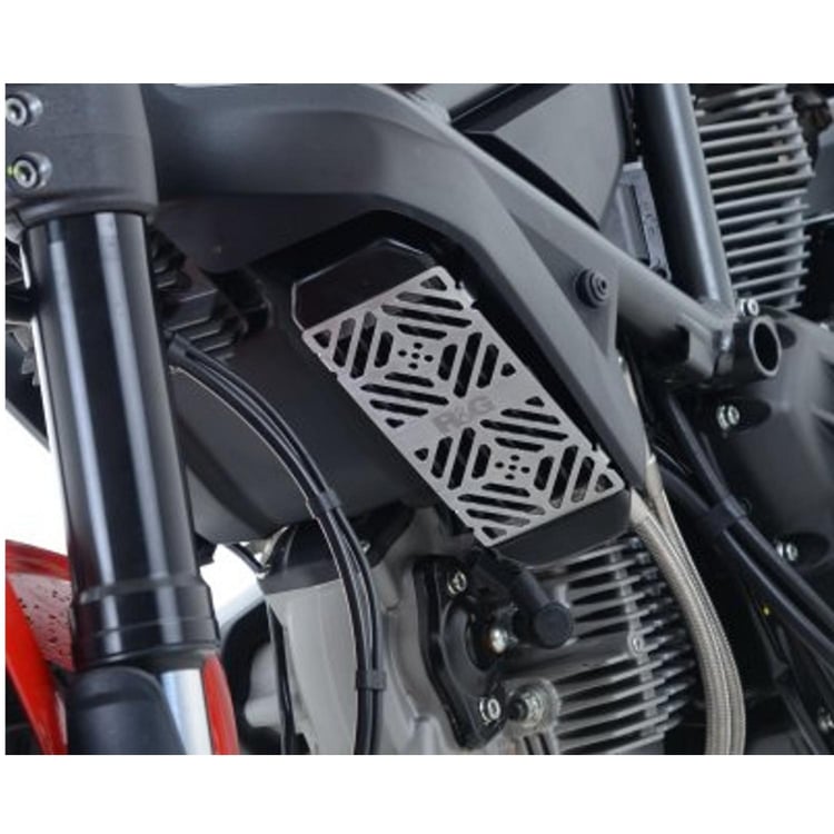 R&G Ducati Scrambler Classic/Icon 16-20 / Street Classic 18-20 Brushed Aluminium Oil Cooler Guard